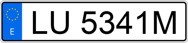 Numer rejestracyjny LU5341M posiada MERCEDES 230 (124)