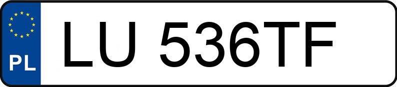 Numer rejestracyjny LU 536TF posiada SAAB 9-3 Sport TTiD MR`08 E4 Linear PF - LU536TF Numer rejestracyjny LU 536TF posiada SAAB 9-3 Sport TTiD MR`08 E4 Linear PF - LU536TF
