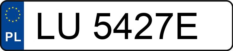 Numer rejestracyjny LU 5427E posiada KIA CERATO - LU5427E Numer rejestracyjny LU 5427E posiada KIA CERATO - LU5427E