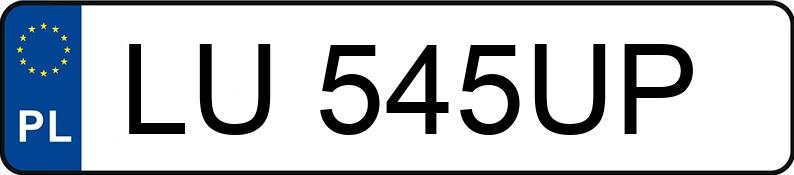 Numer rejestracyjny LU 545UP posiada BMW 330 XI - LU545UP