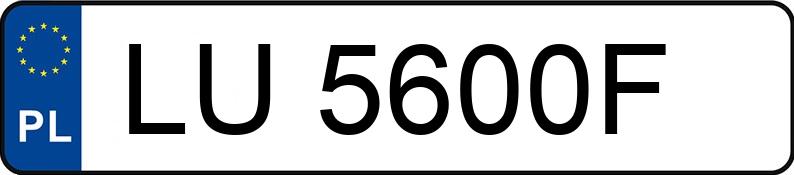 Numer rejestracyjny LU 5600F posiada CADILLAC Seville 4.6 Kat. STS Aut. - LU5600F Numer rejestracyjny LU 5600F posiada CADILLAC Seville 4.6 Kat. STS Aut. - LU5600F