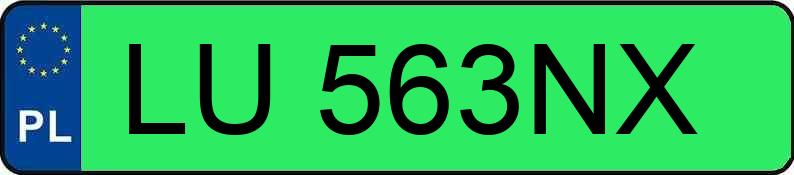 Numer rejestracyjny LU 563NX posiada AUDI Q4 40 E-TRON - LU563NX Numer rejestracyjny LU 563NX posiada AUDI Q4 40 E-TRON - LU563NX