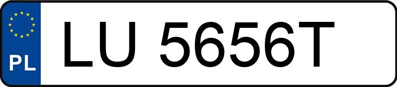 Pirat drogowy w pojeździe o numerach rejestracyjnych LU5656T Pirat drogowy w pojeździe o numerach rejestracyjnych LU5656T