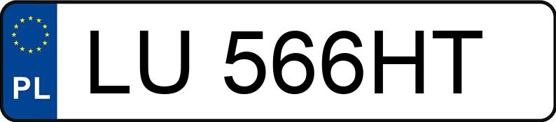 Numer rejestracyjny LU 566HT posiada SKODA FABIA - LU566HT