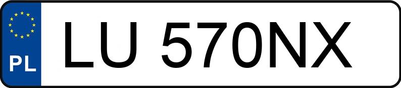 Numer rejestracyjny LU 570NX posiada TESLA MOTORS MODEL X - LU570NX Numer rejestracyjny LU 570NX posiada TESLA MOTORS MODEL X - LU570NX