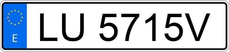 Numer rejestracyjny LU5715V posiada HONDA XLR 125