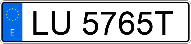 Numer rejestracyjny LU5765T posiada CHRYSLER NEON Numer rejestracyjny LU5765T posiada CHRYSLER NEON