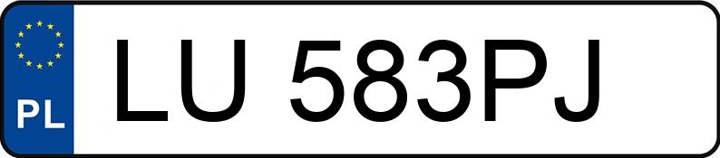 Numer rejestracyjny LU 583PJ posiada AVTOTREIDING OPA - LU583PJ Numer rejestracyjny LU 583PJ posiada AVTOTREIDING OPA - LU583PJ