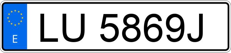 Numer rejestracyjny LU5869J posiada BMW SERIE 3 Numer rejestracyjny LU5869J posiada BMW SERIE 3