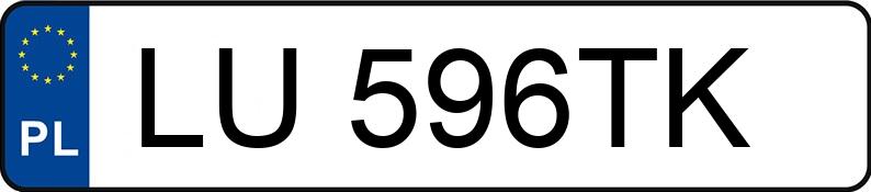 Numer rejestracyjny LU 596TK posiada BMW 520 Diesel MR`16 E6 G30 520 Diesel MR`16 E6 G30 - LU596TK