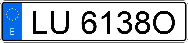 Numer rejestracyjny LU6138O posiada TOYOTA CELICA Numer rejestracyjny LU6138O posiada TOYOTA CELICA