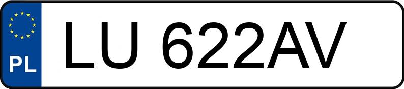Numer rejestracyjny LU 622AV posiada SAAB 9-5 2.3 MR`97 T SE - LU622AV Numer rejestracyjny LU 622AV posiada SAAB 9-5 2.3 MR`97 T SE - LU622AV