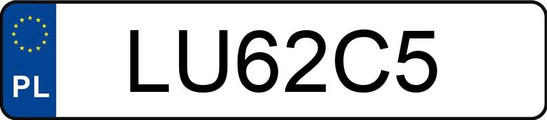Numer rejestracyjny LU 62C5 posiada YAMAHA Fun Bike DT 125 X - LU62C5
