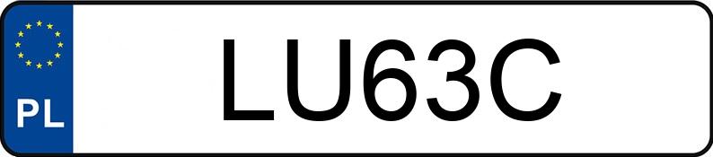 Numer rejestracyjny LU 63C posiada FSM-BIELSKO BIAŁA POLSKI FIAT 126P - LU63C