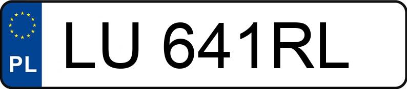 Numer rejestracyjny LU 641RL posiada VOLVO XC90 - LU641RL Numer rejestracyjny LU 641RL posiada VOLVO XC90 - LU641RL