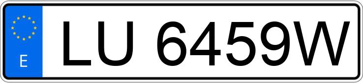 Numer rejestracyjny LU6459W posiada AUDI 100 Numer rejestracyjny LU6459W posiada AUDI 100