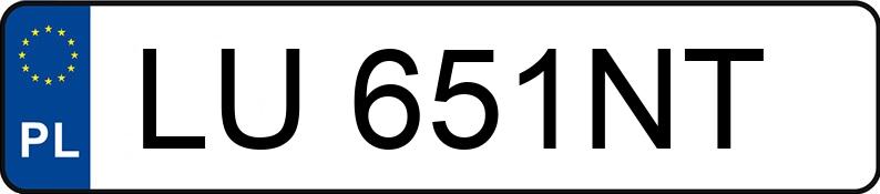 Numer rejestracyjny LU 651NT posiada SKODA SCALA - LU651NT