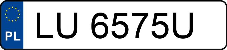 Numer rejestracyjny LU 6575U posiada MITSUBISHI LANCER - LU6575U