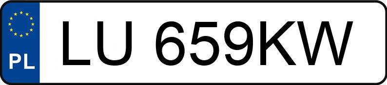 Numer rejestracyjny LU 659KW posiada DACIA DOKKER - LU659KW Numer rejestracyjny LU 659KW posiada DACIA DOKKER - LU659KW