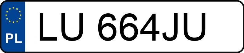 Numer rejestracyjny LU 664JU posiada KIA SPORTAGE - LU664JU