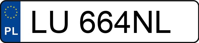 Numer rejestracyjny LU 664NL posiada BMW 525 D - LU664NL