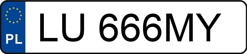 Numer rejestracyjny LU 666MY posiada GAZ WOŁGA 24 - LU666MY