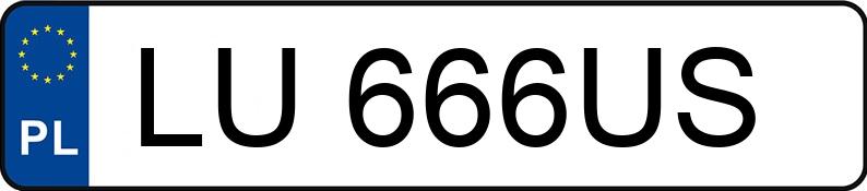 Numer rejestracyjny LU 666US posiada FIAT TIPO - LU666US