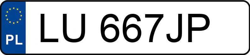 Numer rejestracyjny LU 667JP posiada OPEL VECTRA - LU667JP Numer rejestracyjny LU 667JP posiada OPEL VECTRA - LU667JP