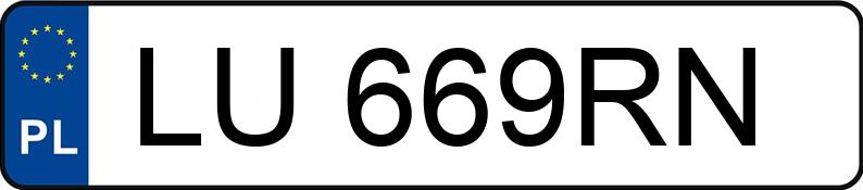 Numer rejestracyjny LU 669RN posiada SKODA Kodiaq 2.0 TSI MR`22 E6 L&K 4x4 DSG - LU669RN