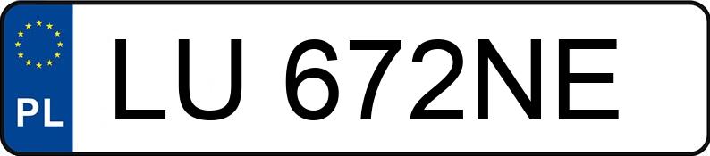 Numer rejestracyjny LU 672NE posiada VOLVO V70 - LU672NE