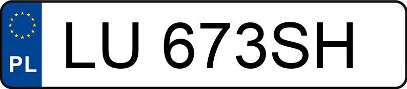 Numer rejestracyjny LU 673SH posiada MINI COOPER S - LU673SH