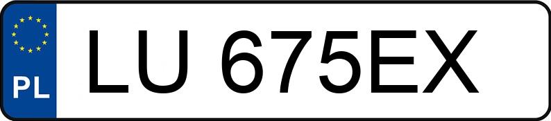 Numer rejestracyjny LU 675EX posiada AUDI A3 1.6 Kat. MR`01 8L Ambiente - LU675EX