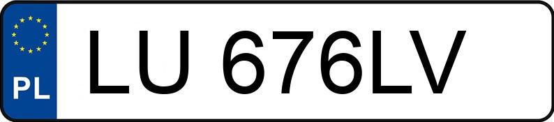 Numer rejestracyjny LU 676LV posiada AUDI A7 SPORTBACK - LU676LV Numer rejestracyjny LU 676LV posiada AUDI A7 SPORTBACK - LU676LV