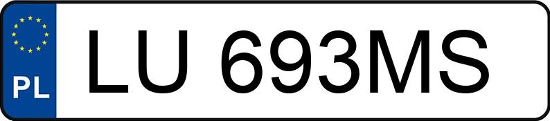 Numer rejestracyjny LU 693MS posiada WAZ LADA 21061 - LU693MS