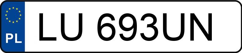 Numer rejestracyjny LU 693UN posiada CHRYSLER PACIFICA - LU693UN Numer rejestracyjny LU 693UN posiada CHRYSLER PACIFICA - LU693UN