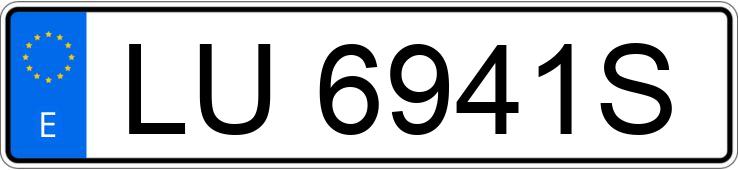 Numer rejestracyjny LU6941S posiada MERCEDES 190 (201)