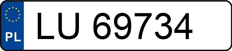 Numer rejestracyjny LU 69734 posiada MERCEDES-BENZ A 140 Kat. MR`01 E3 168 Avantgarde - LU69734