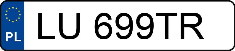 Numer rejestracyjny LU 699TR posiada BMW 320D - LU699TR Numer rejestracyjny LU 699TR posiada BMW 320D - LU699TR