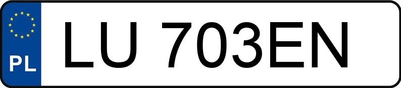 Numer rejestracyjny LU 703EN posiada MERCEDES-BENZ E 250 Diesel 124 E 250D - LU703EN