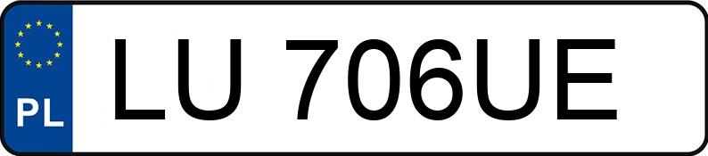 Numer rejestracyjny LU 706UE posiada KIA SPORTAGE - LU706UE