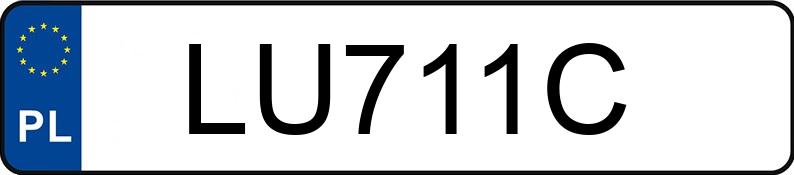 Numer rejestracyjny LU 711C posiada YAMAHA Choppery od 1000 ccm XVS 1100 A Drag Star Classic - LU711C