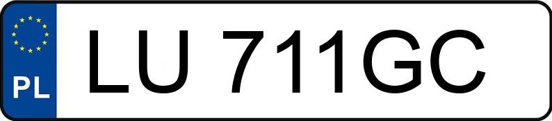 Numer rejestracyjny LU 711GC posiada BMW 318 Diesel MR`16 E6 F30 xDrive - LU711GC