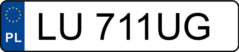 Numer rejestracyjny LU 711UG posiada AUDI RS6 Avant Quattro 4.0 TFSI MR`18 E6d C8 Performance Tiptronic - LU711UG