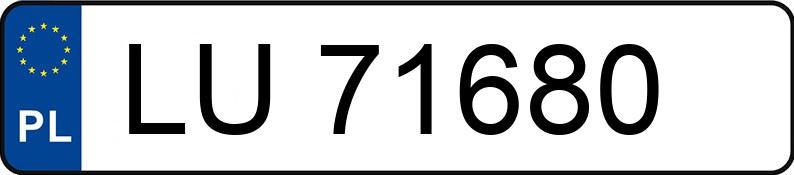 Numer rejestracyjny LU 71680 posiada OPEL VIVARO - LU71680