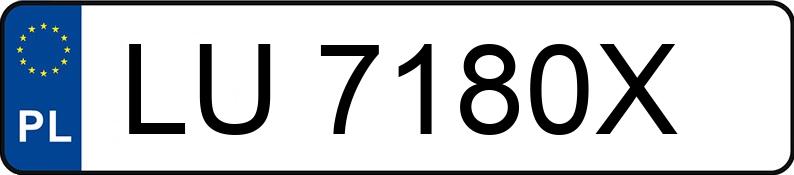 Numer rejestracyjny LU 7180X posiada ATLAS COPCO XAS 47 - LU7180X Numer rejestracyjny LU 7180X posiada ATLAS COPCO XAS 47 - LU7180X