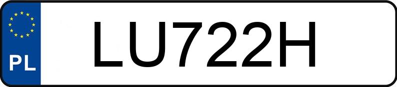 Numer rejestracyjny LU 722H posiada KYMCO LIKE KN25AA - LU722H