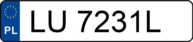 Numer rejestracyjny LU 7231L posiada DAEWOO LANOS 1,5 KAT - LU7231L