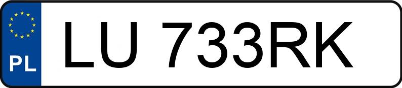 Numer rejestracyjny LU 733RK posiada MERCEDES-BENZ 313 Sprinter CDI MR`06 E4 3.5t 313 Sprinter CDI MR`06 E4 3.5t - LU733RK