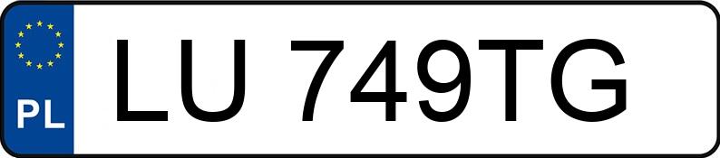 Numer rejestracyjny LU 749TG posiada TOYOTA AYGO - LU749TG