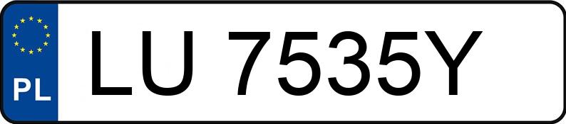 Numer rejestracyjny LU 7535Y posiada VOLKSWAGEN Golf IV 2.3 MR`97 GTI - LU7535Y Numer rejestracyjny LU 7535Y posiada VOLKSWAGEN Golf IV 2.3 MR`97 GTI - LU7535Y